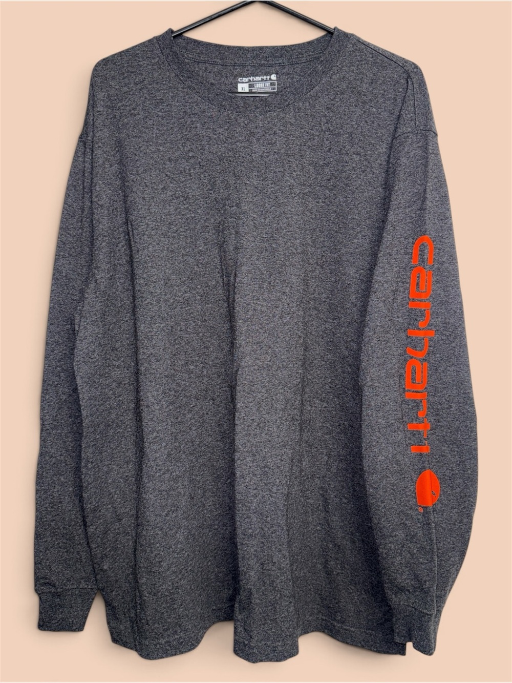 Carhartt Men’s Gray Long-Sleeve Shirt